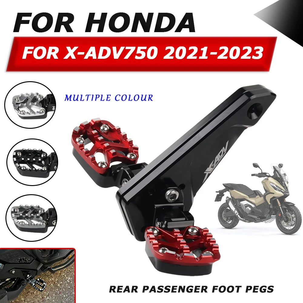 

Для HONDA XADV X-ADV 750 XADV750 X-ADV750 2023, мотоциклетная задняя педаль из алюминиевого сплава, подставка для ног, складные подставки для пассажирских ног