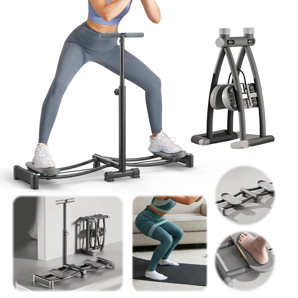 

Pelvic Floor Muscle Training Device with Handle Indoor Ski Training Equipment Non-Slip for Body Muscle Strengthening Accessories