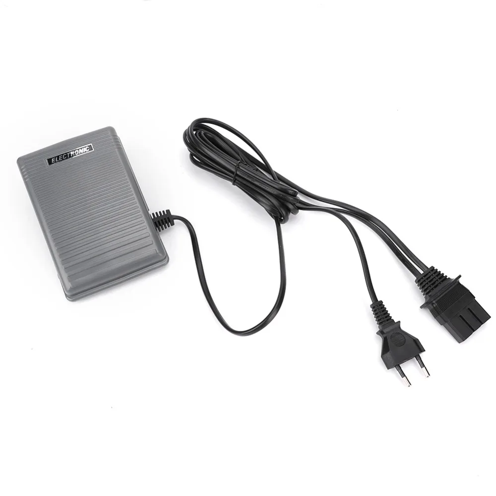 

Ножная педаль управления с вилкой европейского стандарта, электрическая прочная швейная машина, управление включением/выключением, бесступенчатая переменная скорость, нескользящая поверхность