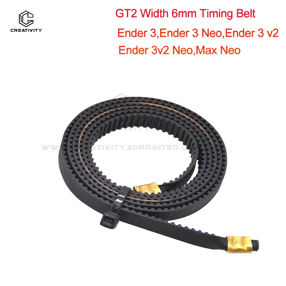 

2GT-6mm Timing Belt Fit Ender 3,Ender-3 Neo,Ender 3 V2 ,Ender 3 v2 Neo,ender3 max neo Replacement Synchronous Belt 3D Printer