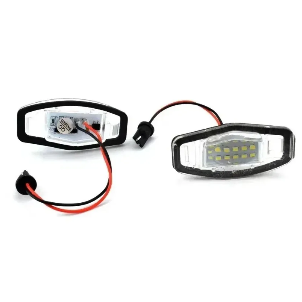2pcs White License Plate Light Assembly 12V LED Lamp Bulb  License Plate Light for Civic Accord Popular