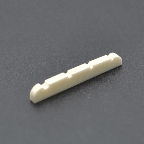 Imagen 2 del producto Tuercas de bajo de 4/5 cuerdas de hueso Real ranurado, 2 uds., para bajo eléctrico, múltiples modelos, accesorios para bajo eléctrico