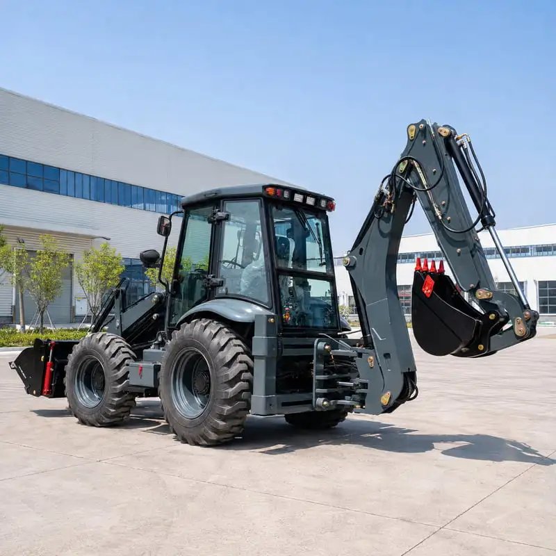 Loader Bucket Digging Arm Loader Backhoe Multipurpose Customized Attachment Setup Tractor Excavator for Site Grading