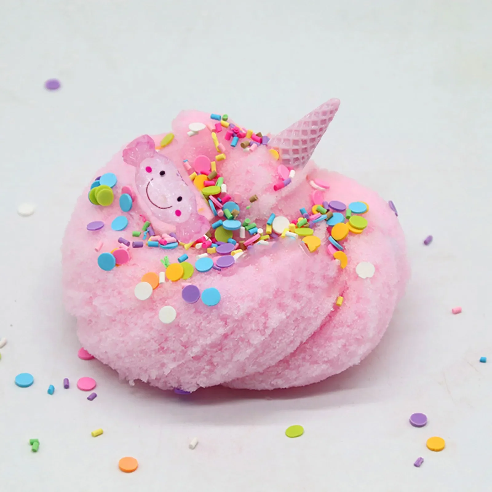 Ice Creamcone Swirl Scented-Clay Creative Pretty Cotton Candy Cloud Funny Slime Toys Preferred Gift For Children