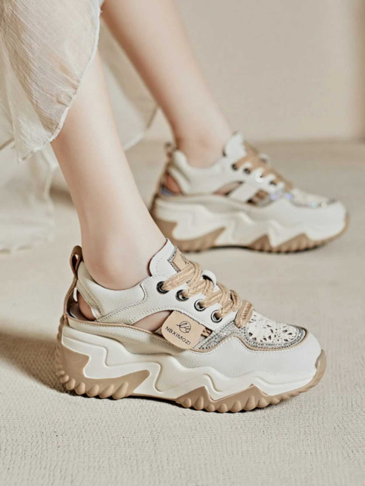 Shoes Womens Sneakers Platform Tennis Female Roses Casual Thick Sole 2024 Fashion Mesh Trainers Flock Scandals Low Leisure Rubbe