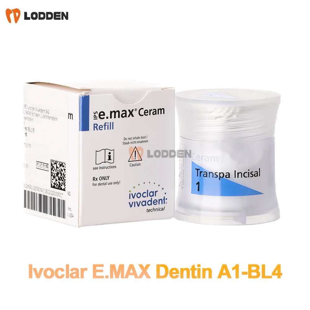 

20 г фарфорового порошка Ivoclar IPS E.MAX Dentin Ceram для всех керамики A1-D4 Ivoclar E.MAX Dentin Powder Bleach BL1-BL4