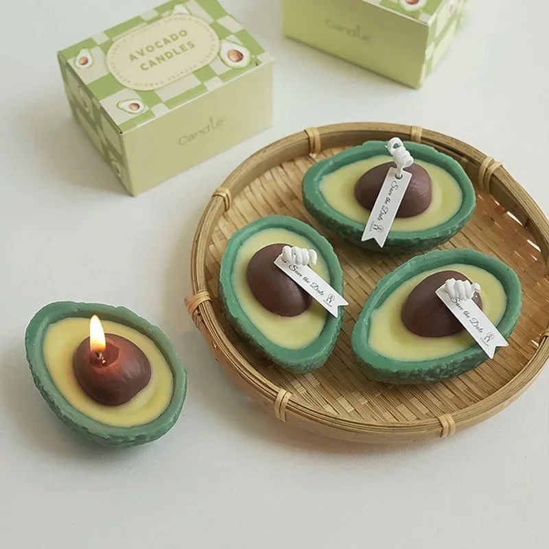 Imitation Avocado Aromatherapy Candle Scented Candle Aromatherapy Soy Wax Candles Wedding Birthday Candle Party Home Decoration