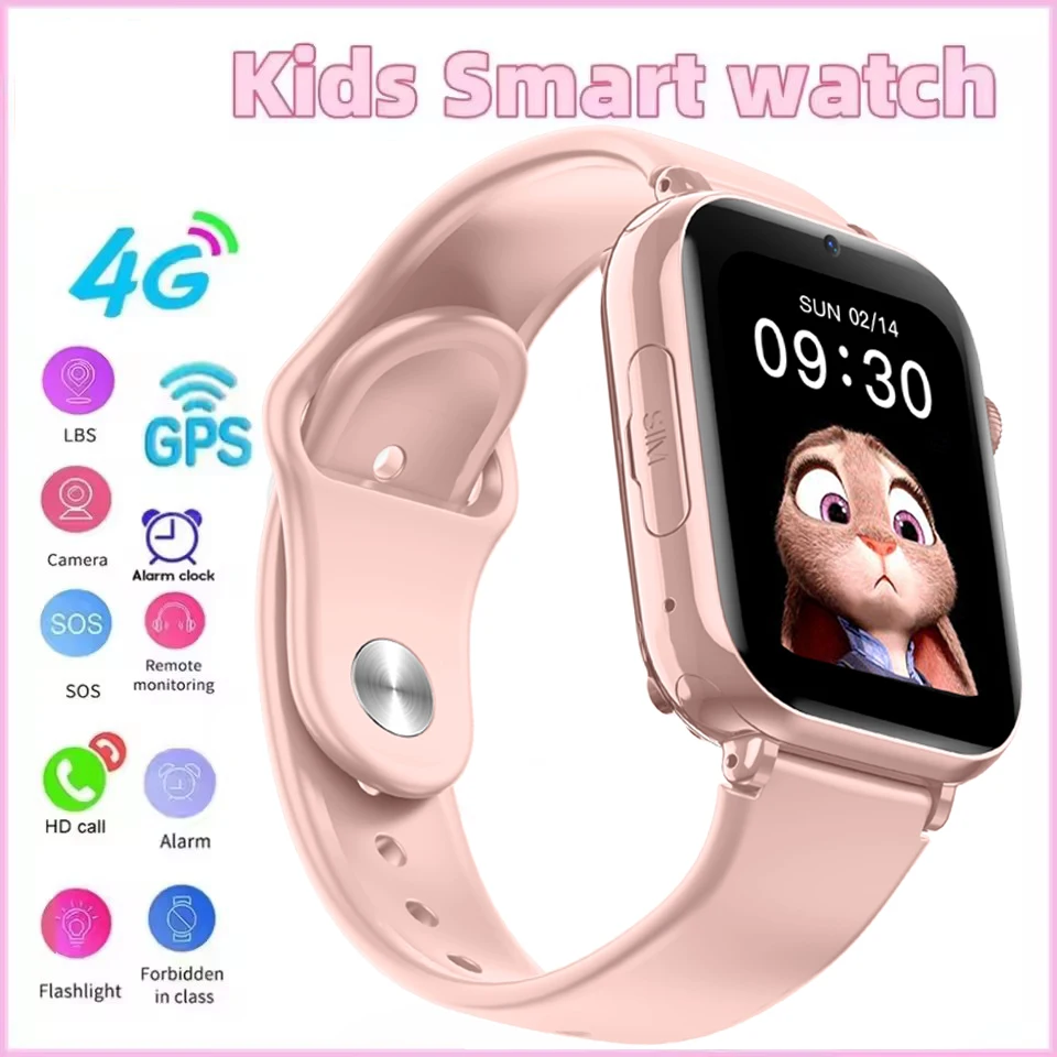 

Новые дети 4G Smart Watch SOS GPS Location Video Call Sim Card Child Smart Wwatch Camera Waterprage Upgrade Watch For Boys Girls