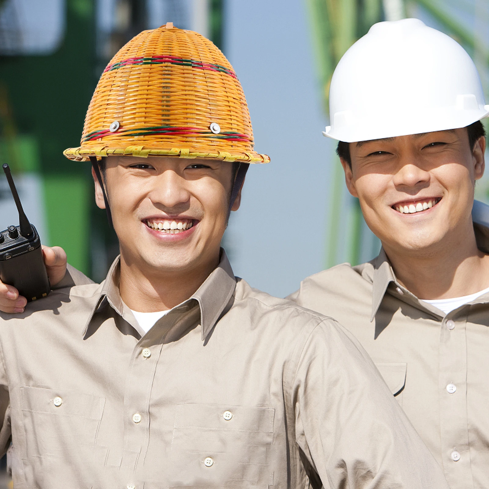 

【】Bamboo Sun Hat For Men Women Extra Wide Brim Breathable Cooling Uv Protection Safety Cap Outdoor Construction Farming