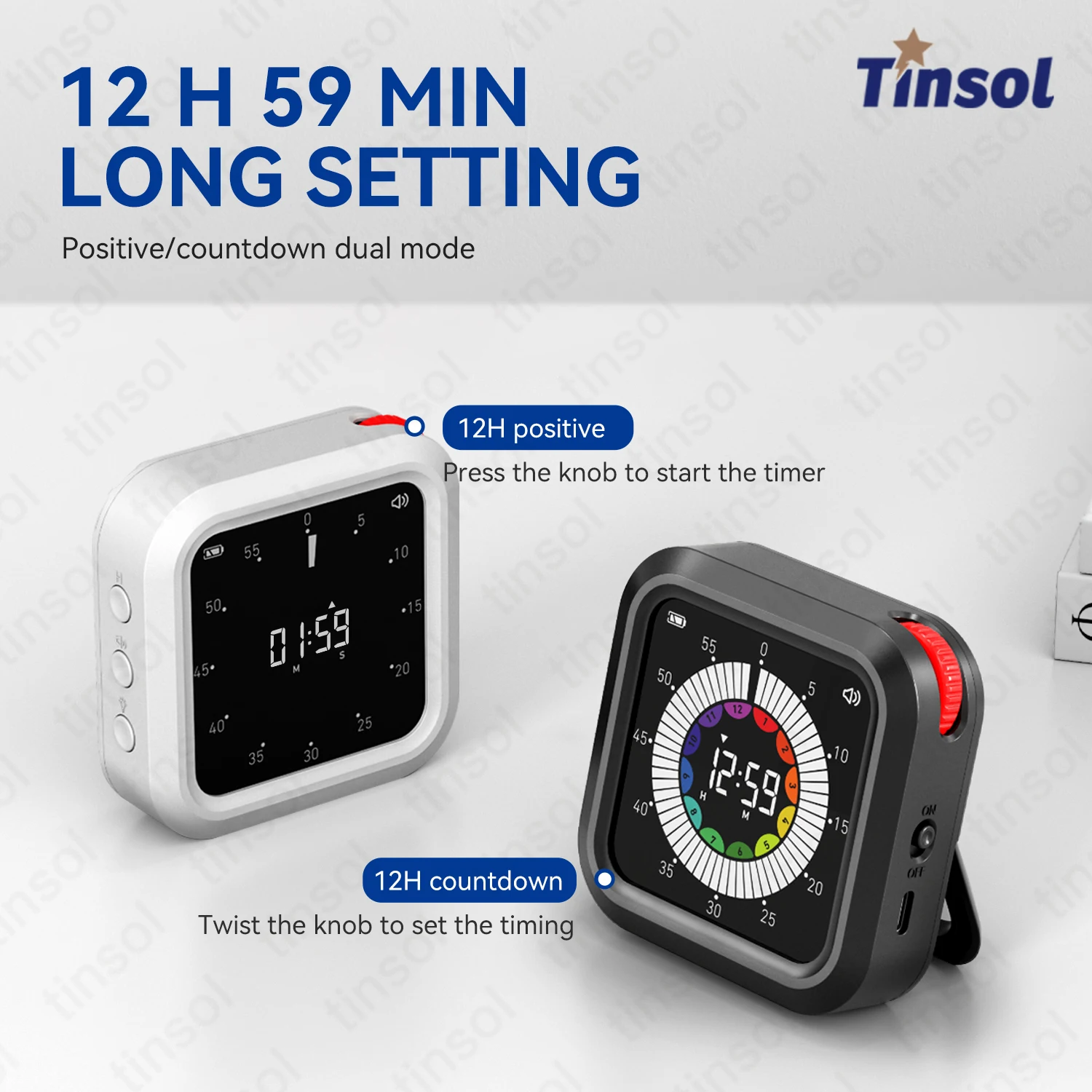 Commercial Kitchen Timer - TINSOL Visual timer for students' learning,