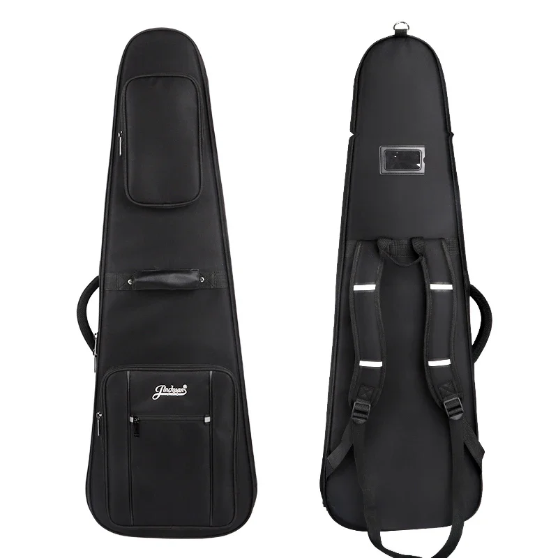 Professional Thick Foam Padded Waterproof Electric Bass Guitar Bag Electric Guitar Case with Double Shoulder Strap