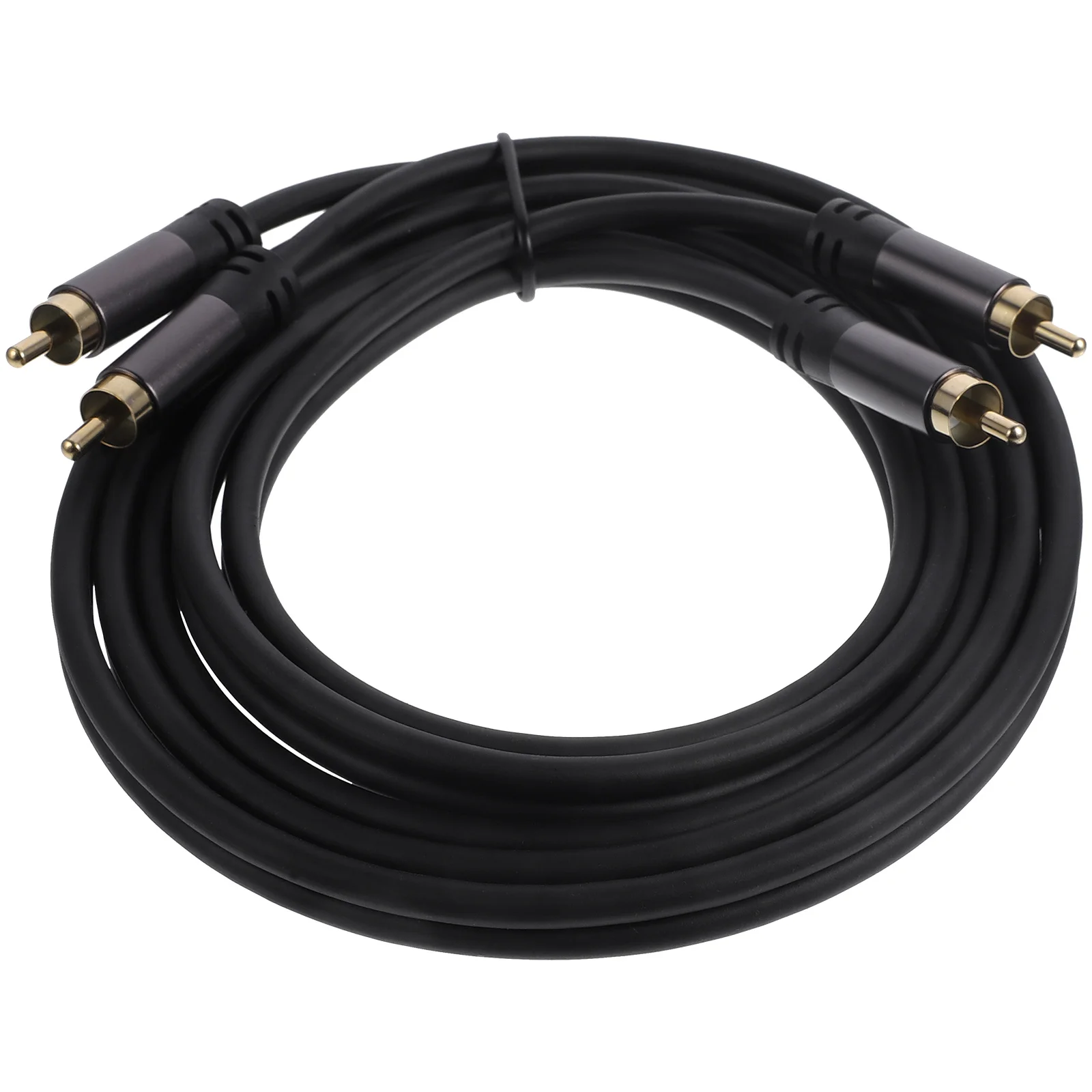 

Double Rca To Double Rca 1 Meter Subwoofer Auxiliary Cord Audio Connection Car Audio Accessories Headphone Extension Cable