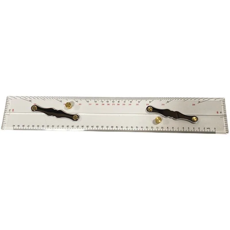 Transparent Nautical Navigation Parallel Ruler Chart Measurement Plotter Parallel Ruler High Precision Nautical Navigation