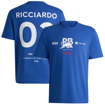 Formula 1 Takım Yarışı Erkek Açık Havada Binme Off Road Mücadelesi Tişörtü Hızlı Kuruyan Nefes Alabilir Büyük Kısa Kollu Çocuk Üstleri