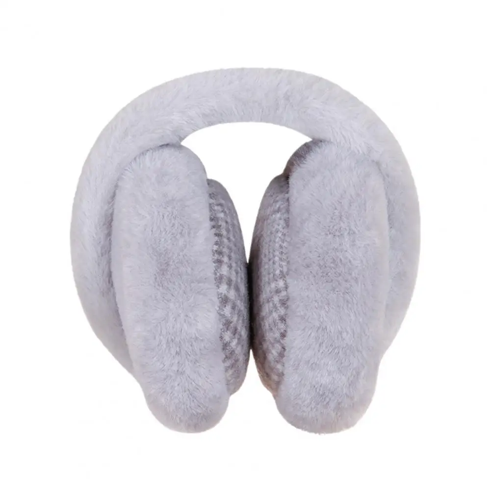 Plush Earmuffs Fashionable Unisex Winter Earmuffs Ultra-thick Super Soft Resistant Ear Covers for Outdoor Warmth Foldable Plush