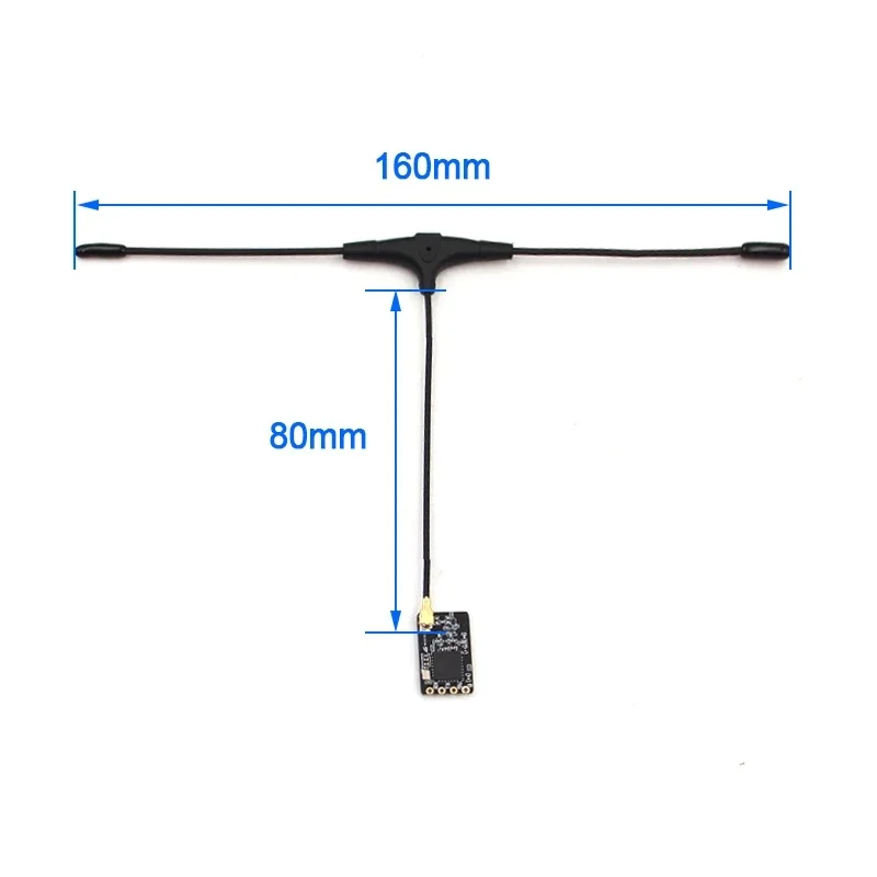 Ricevitore 915M 2.4G ELRS NANO expressslrs recettore W Antenna tipo T supporto a lungo raggio aggiornamento Wifi per droni RC FPVRacing