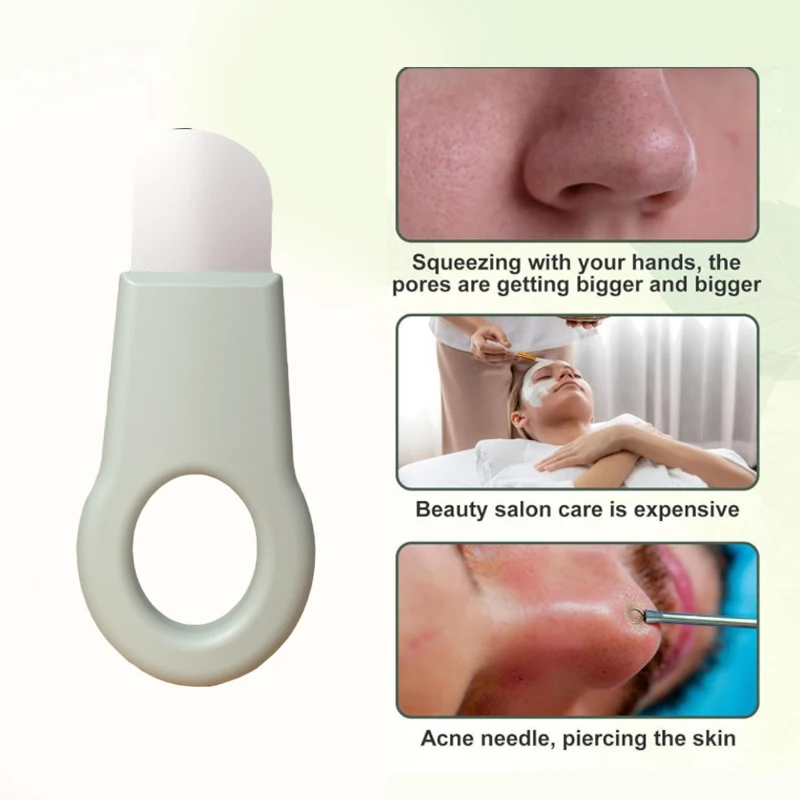 1 * แบบพกพา Blackhead Spatula Exfoliator Deep Cleansing Remover ทําความสะอาดรูขุมขน Blackhead Removal MINI อุปกรณ์ความงาม Skin Care TOOL