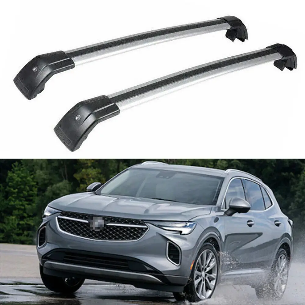 Fit for Buick Envision 2021-2023 Lockable Roof Rail Rack Cross Bars Crossbars