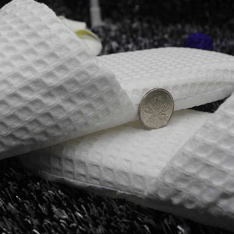 

ABJL-10 пар белых тапочек с закрытым носком, подходят для большинства мужчин и женщин, подходят для спа-центров, гостей вечеринок