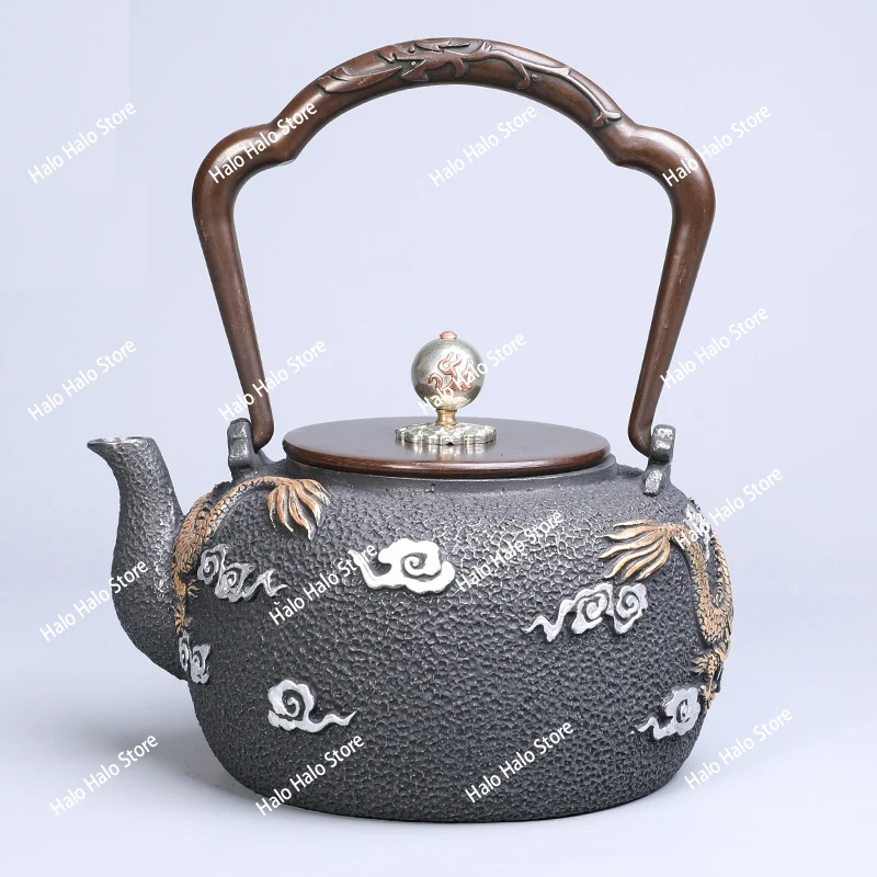 Double dragon bead iron pot Ja - Cast Iron Teapot 리뷰 및 가격