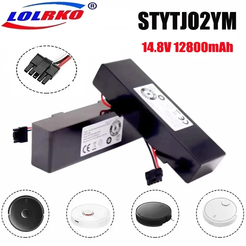 

18650 4S1P 14,8 V 12800mAh подметальная батарея для робота Xiaomi Mijia Mi вакуумная Швабра P подметальная уборка робот STYTJ02YM литий-ионная батарея