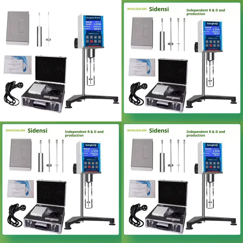 Digital Rotational Viscometer NDJ-1-5S-8S-9S Pointer Paint Viscosity Tester with 3% Accuracy China Origin