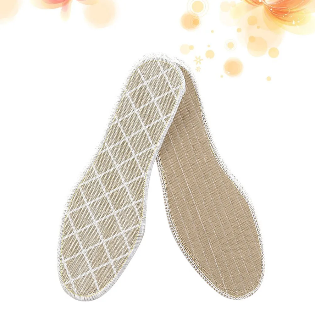 3Pairs Bamboo Charcoal Insoles Odor Control Breathable Insole Pads for Athletic Performance Daily Use Sweat Absorption Foot