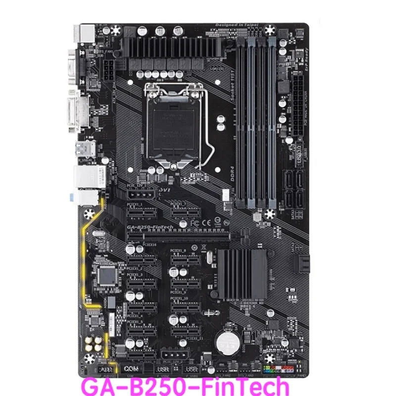 

Подходит для материнской платы Gigabyte GA-B250-FinTech B250 FinTech LGA 1151, материнская плата DDR4, 100% протестирована, ОК, полностью работает