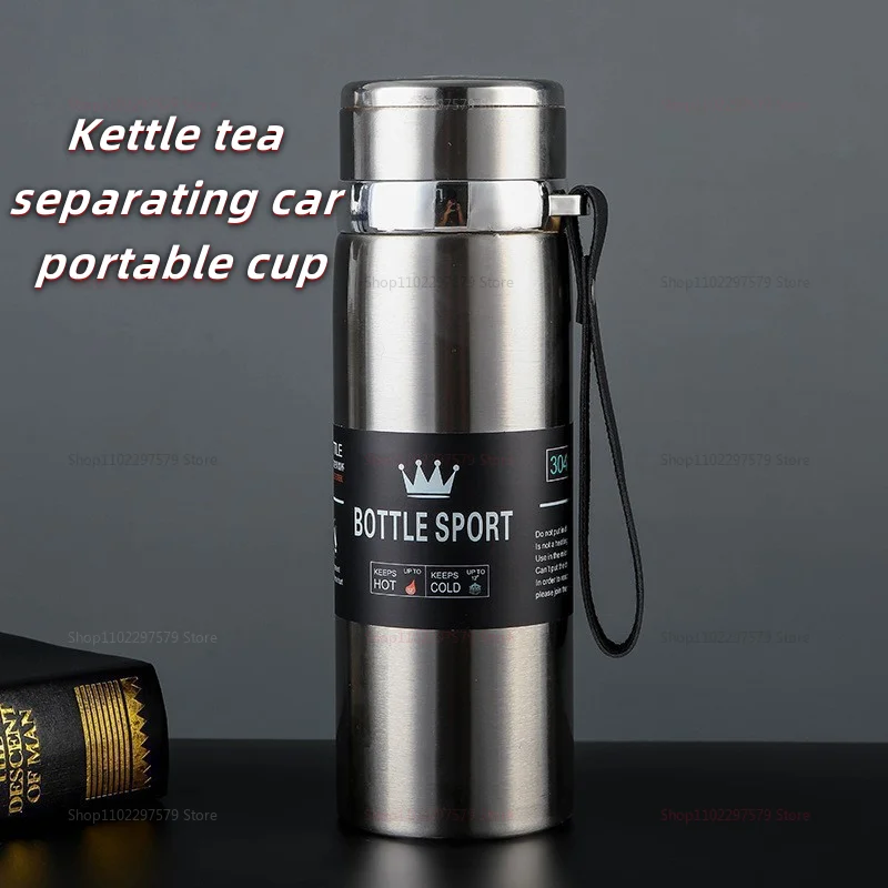 316 Stainless Steel Thermos Cup Large Capacity for Men Office Travel Coffee Tea Mug Durable Portable Stylish Cold Hot Drink