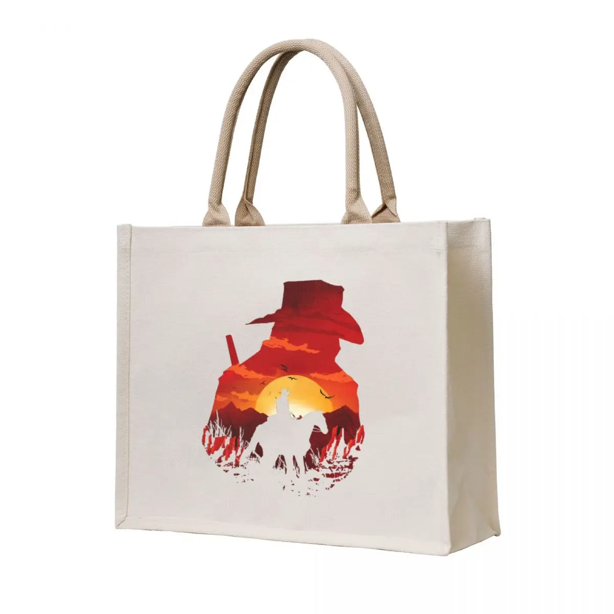 

Red-Logo Tote Bag ecological bags Handbags shopping cart bags cute tote bag
