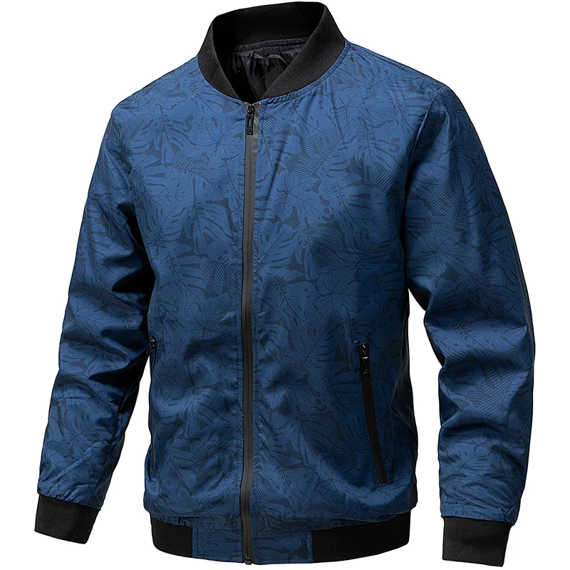 

Men's Casual Waterproof Windbreaker Jacket Full Zip Up Soft Shell Outdoor Hiking Coat for Spring Autumn Printed Jackets Outwear