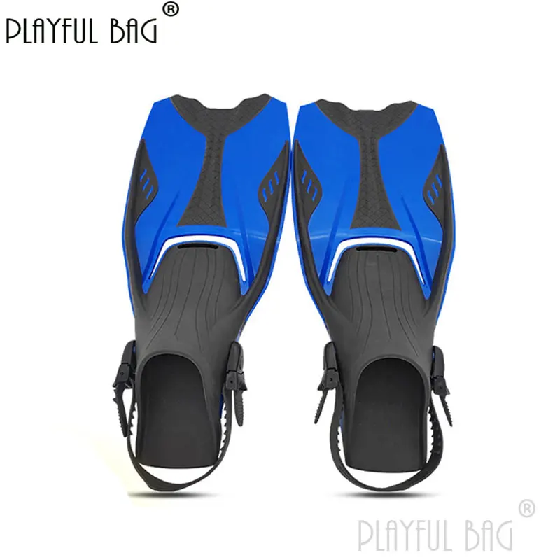 1 pair Diving Long Fins Adult Swimming Adjustable Fins PP TPR Diving gears Snorkeling flippers E232