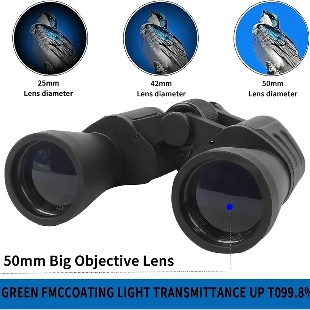 Binoculars 10-180X100 Zoom Outdoor Telescope Waterproof Bird Watching Travel Stargazing Hunting Concert Camping Hiking