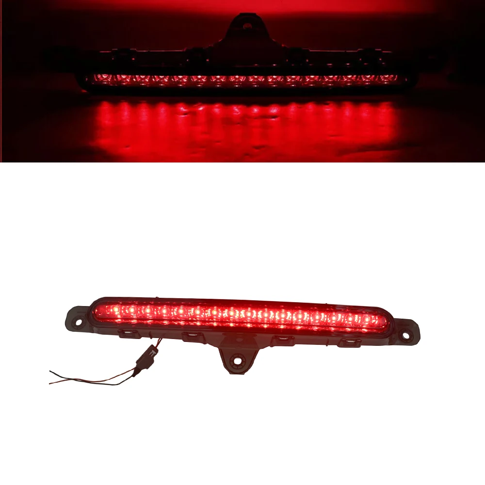 For Ford Mustang 2010 2011 2012 2013 2014 Car Rear LED Third Brake Stop Light Red Smoke Turn Signal Lamp Assembly AR3313A613A