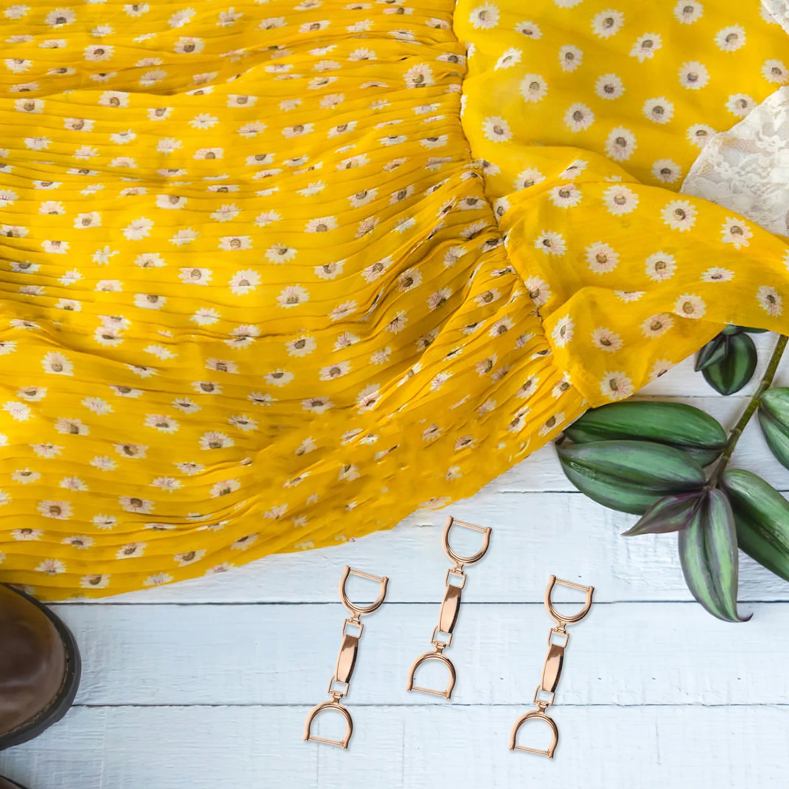 

10Pcs Metal Buckle Chain Decoration -Ring Adjustable Clip Hooks for DIY Handbag Purse Belt Hardware Accessories