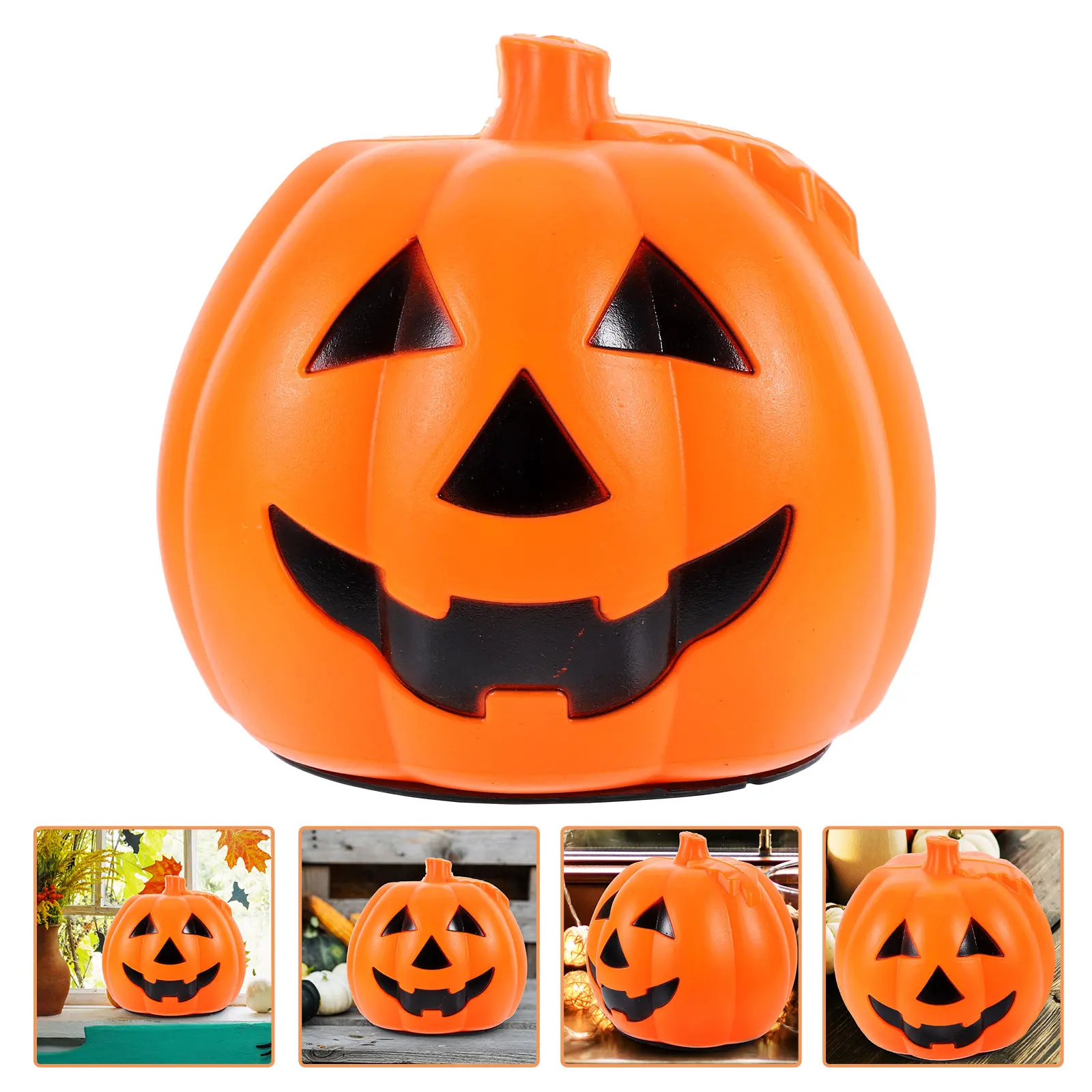 

Светодиодный светильник в форме тыквы с автоматической сменой цвета (красный, синий) – ночник для Хэллоуина, для декора дома и сада, портативный, легкий