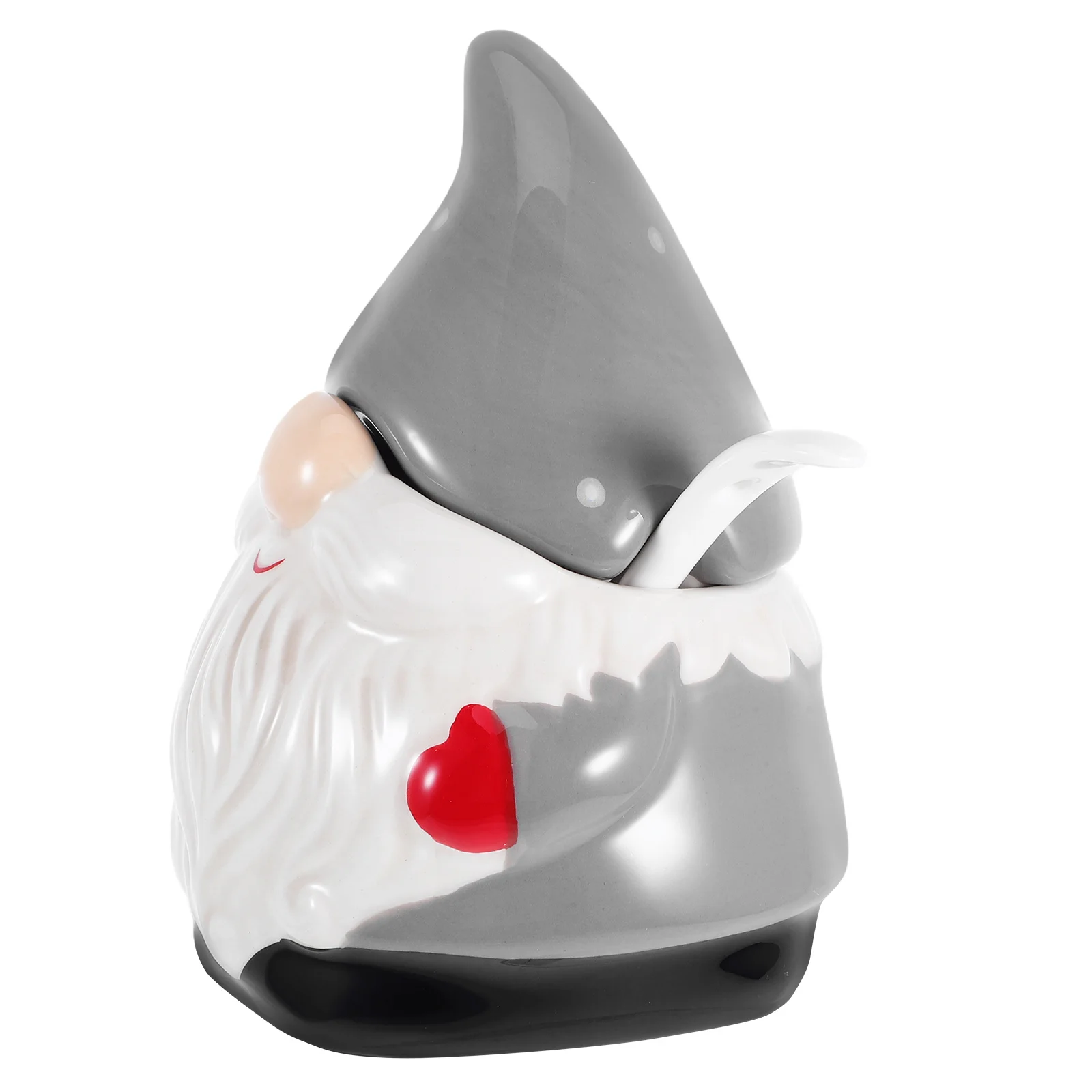 

Santa Ceramic Seasoning Jar High Temperature Fired Glaze Finish Kitchen Spice Storage Box for Home Kitchenware Condiment Jar Lid