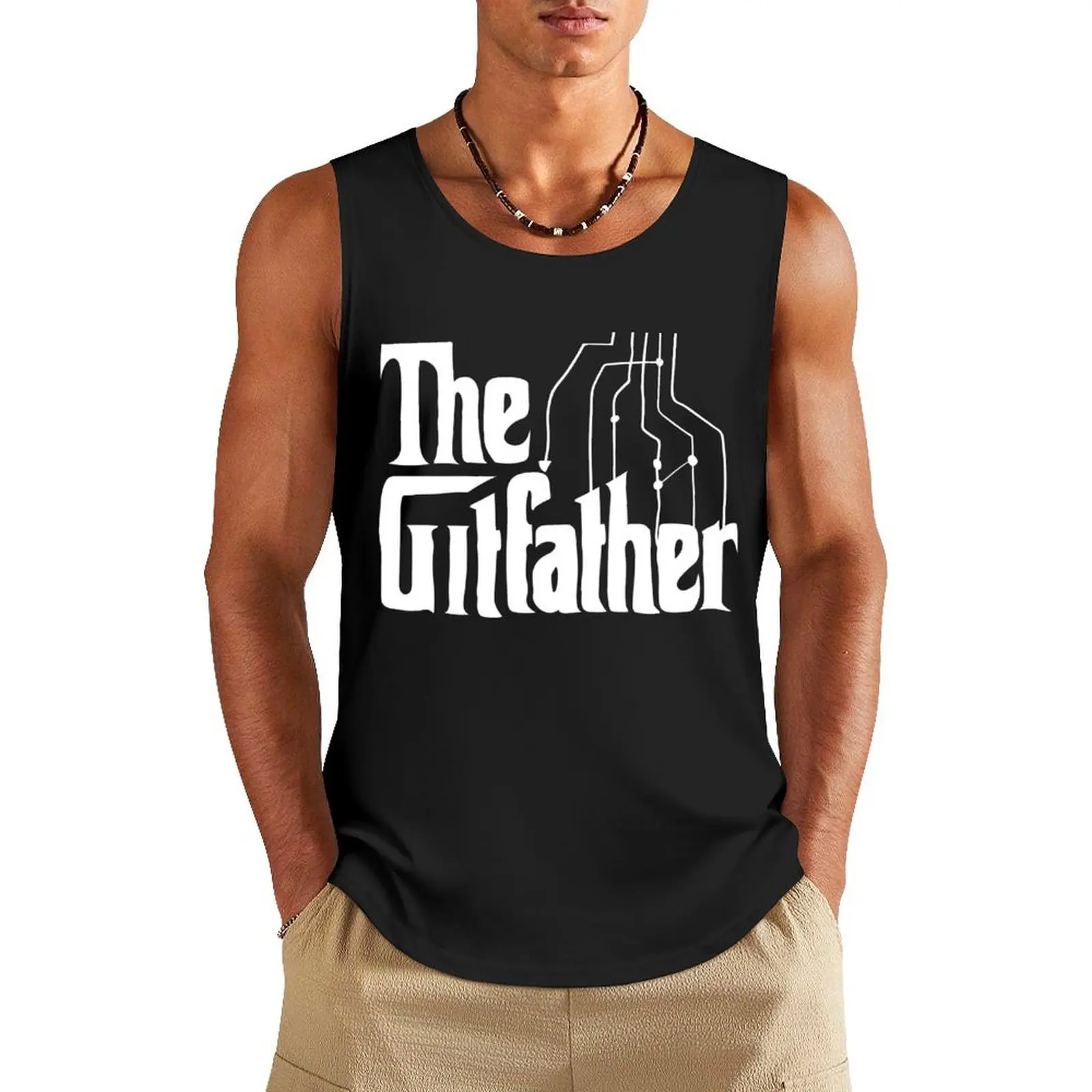 

The Gitfather Tank Top men clothing Vests vest men gym clothes man