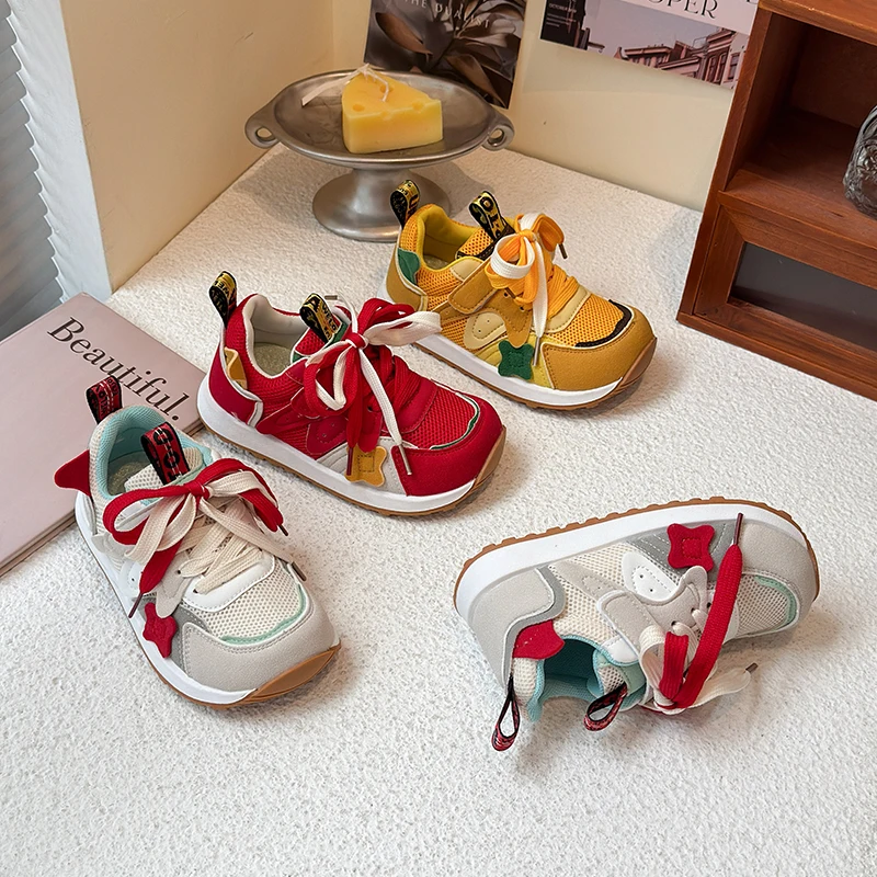 2026 Children Casual Shoes for Girls Boys Autumn New Fashion Korean Style Soft Bottom Anti Slippery Versatile Outside Sneakers