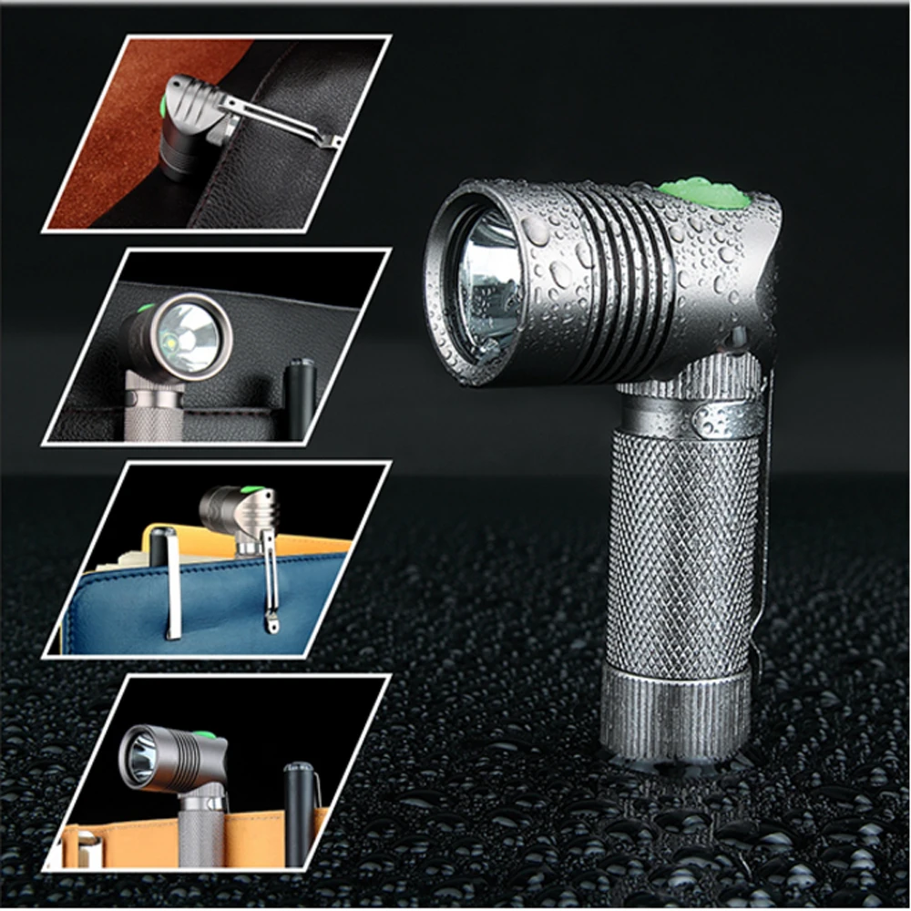 UniqueFire V4 Mini LED Flashlight 1 Mode White Light  for Outdoor Activity,Camping Hiking, Running, Emergency ,Daily light etc.