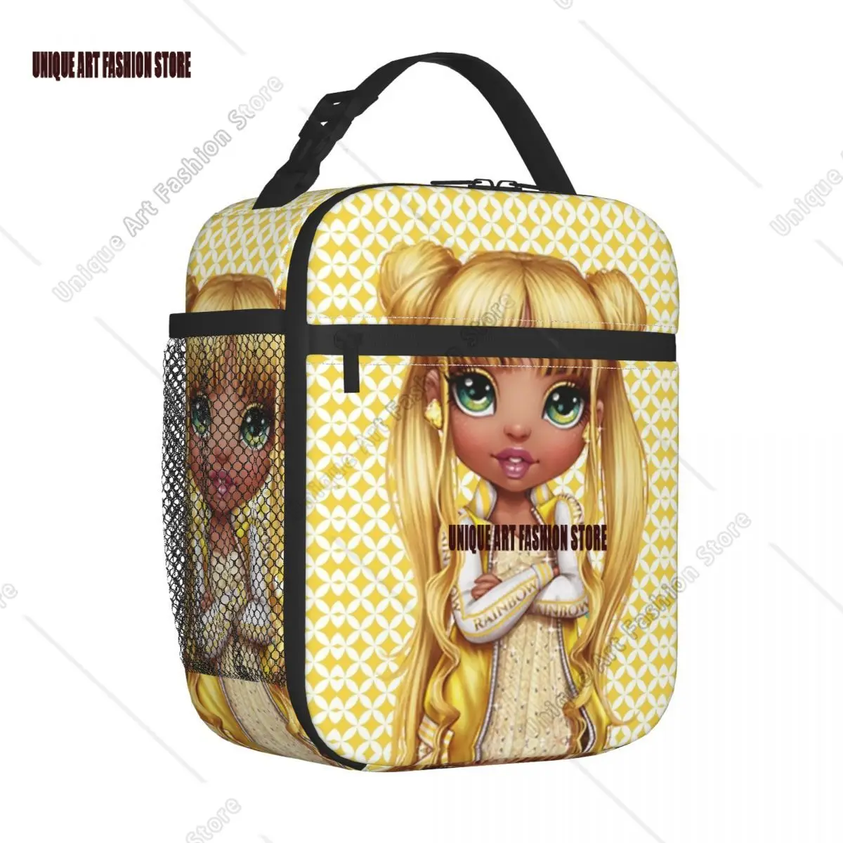 Bolsa térmica con aislamiento para el almuerzo Rainbow High Sunny Madison Contenedor de almuerzo portátil Tote lonchera hombres mujeres universidad al aire libre