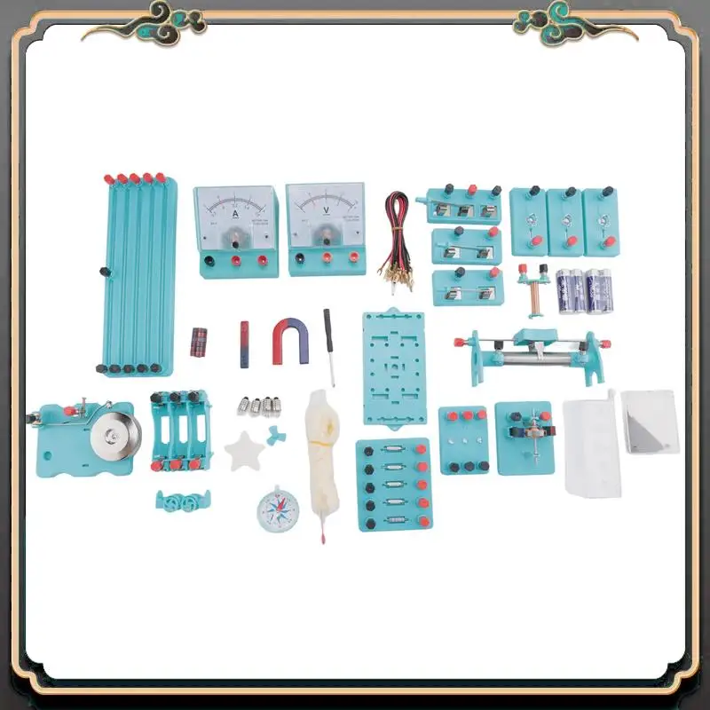 asma-kids-kit-di-apprendimento-del-circuito-elettrico-kit-di-esperimenti-di-fisica-strumento-di-apprendimento-del-magnetismo-dell'elettricita-abs-educativo-di-base