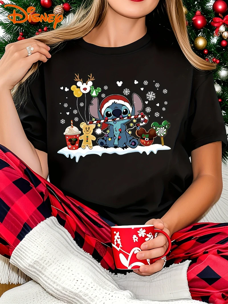 

Disney Stitch T-shirt Is Suitable for Daily Wear. The Fabric Is Soft, Fashionable and Trendy. New Style
