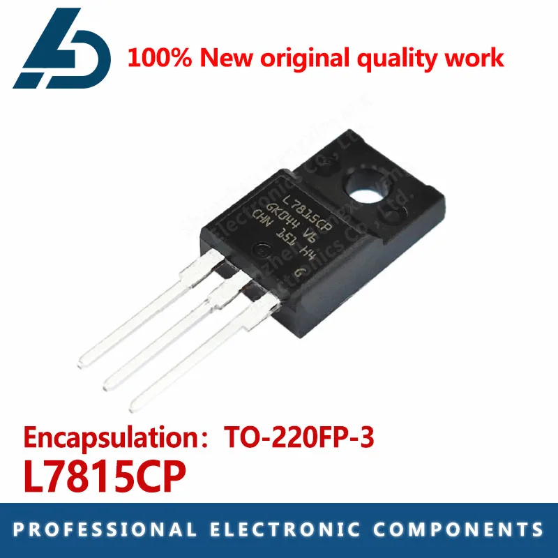 10PCS L7815CP package TO-220FP-3 linear regulator 15V 1.5A direct-plug triode