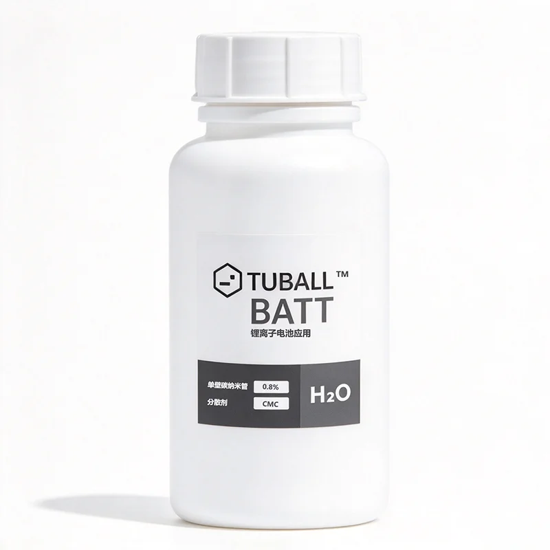 OCSiAl TUBALL BATT H2O 0.8% SWCNT Aqueous Dispersion, Water-based Conductive Additive for Li-ion Battery R&D