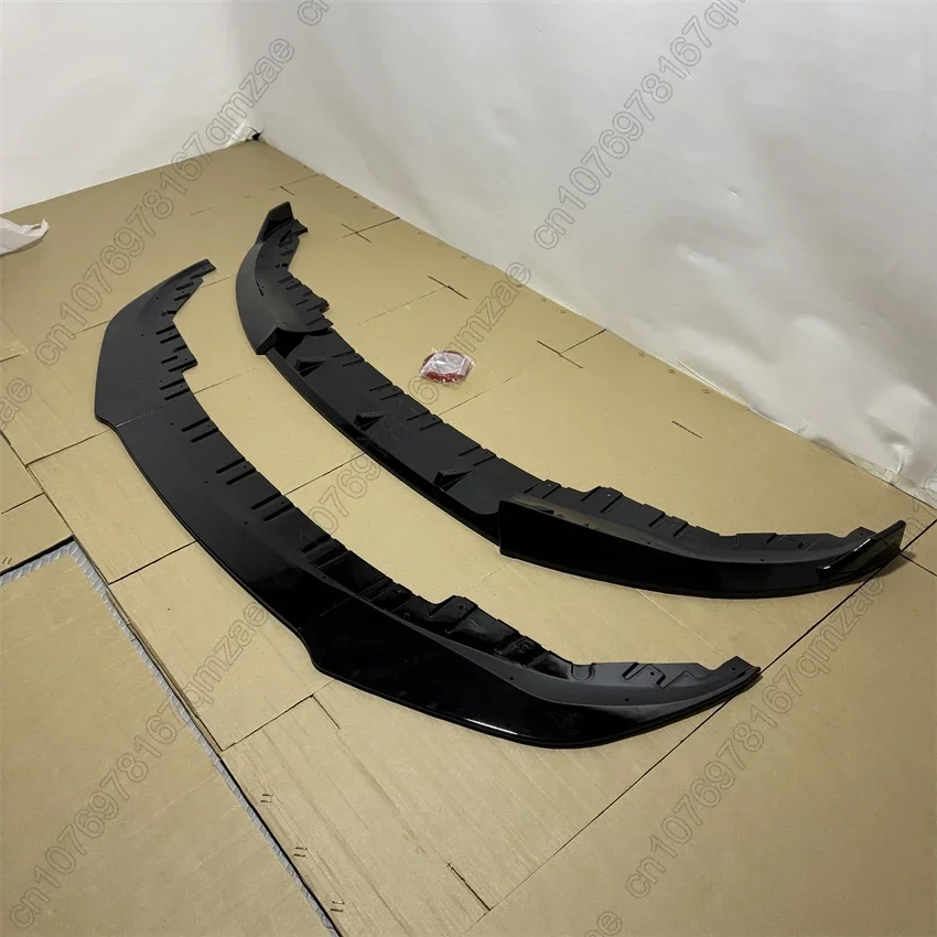 For BMW 4 Series G24 G26 4Door 420i 430i i4 M50 M Sport 2020-2024 Car Front Bumper Splitter Lip Diffuser Spoiler Body Kit Trim