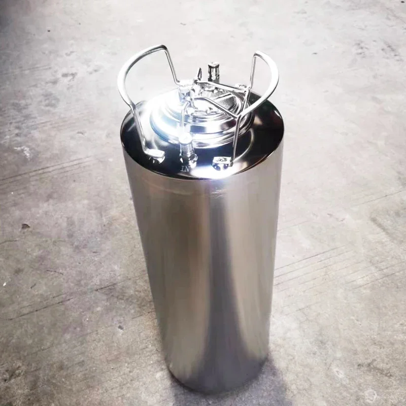 Stainless Steel Beer Barrel KEG Ball Lock Joint Home Brewing Beer Secondary Air Hair Fermentation Barrel
