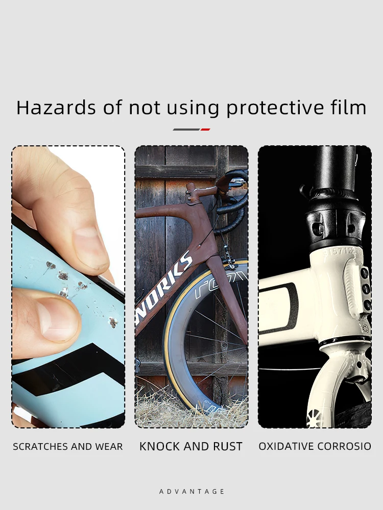 Bike fully painted protective film, bike accessories, full body protection, the best protection,For COLNAGO C68