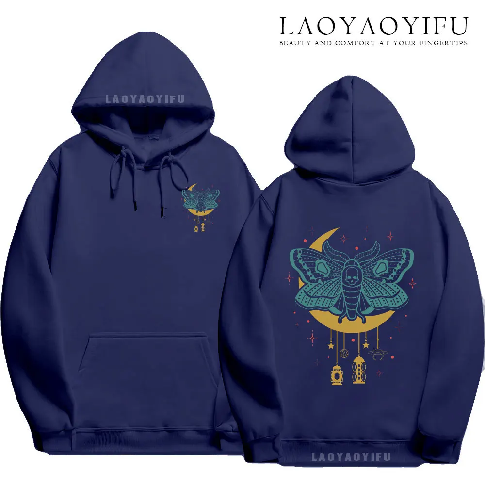 Death Month Magical Moon - Unisex Hoodie Sweatshirt Top Clothing Ladies Mens Printed Shirt Tops Vintage Sweatshirt Camise Hoody