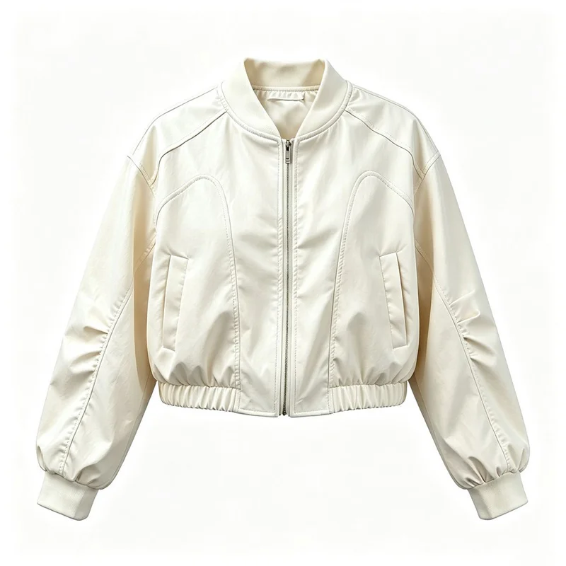 Yellow Purple Black Satin Short Jacket Baseball Jacket Fashion Women's Jackets 2026 Spring Autumn Casual New Versatile Top Coat